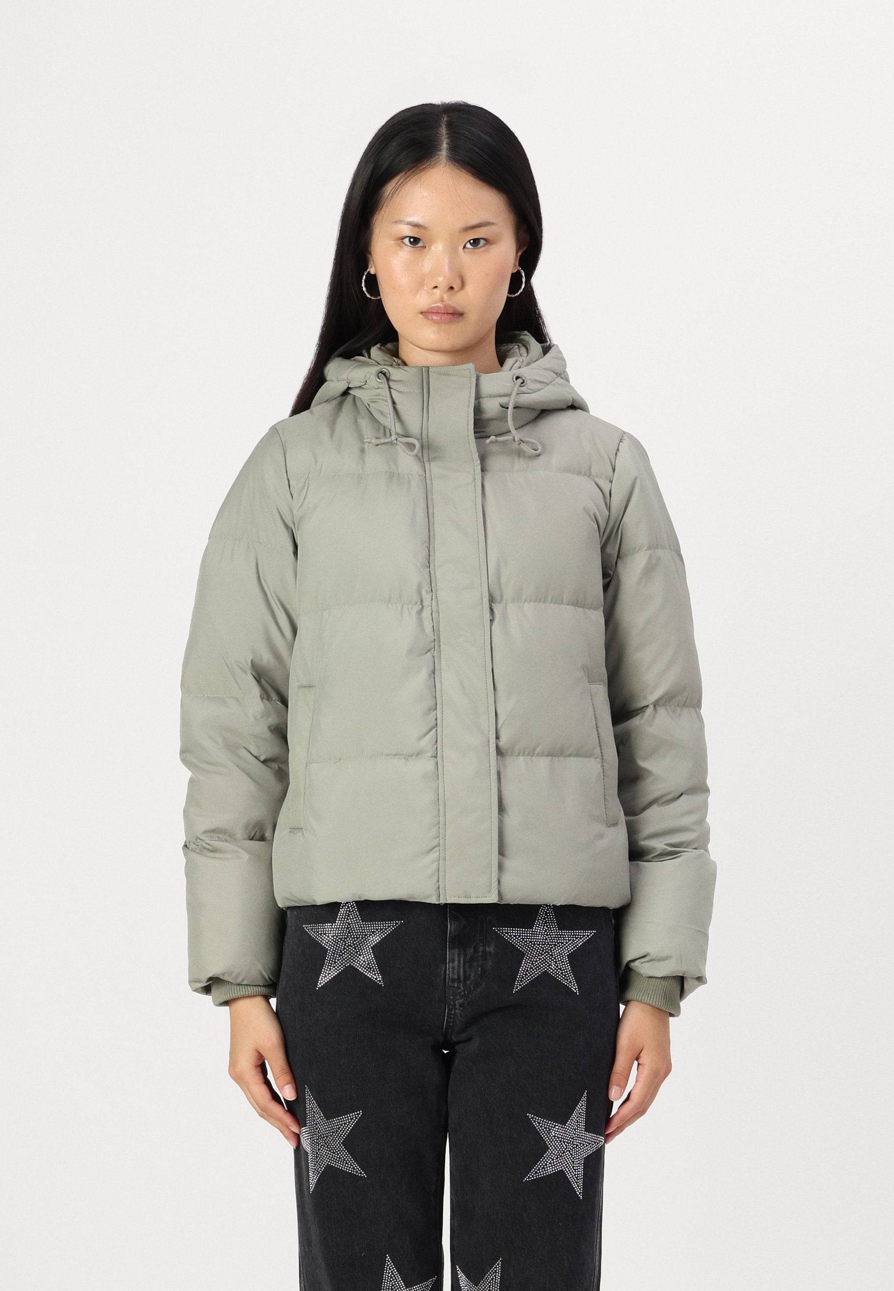 ONLALICE SHORT JACKET - Doudoune - vetiver