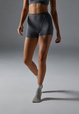 FINE RIB SPORTS PANTS - Shorty - dark grey