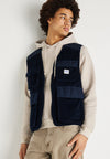 MIXED MEDIA VEST - Veste sans manches - rivet navy