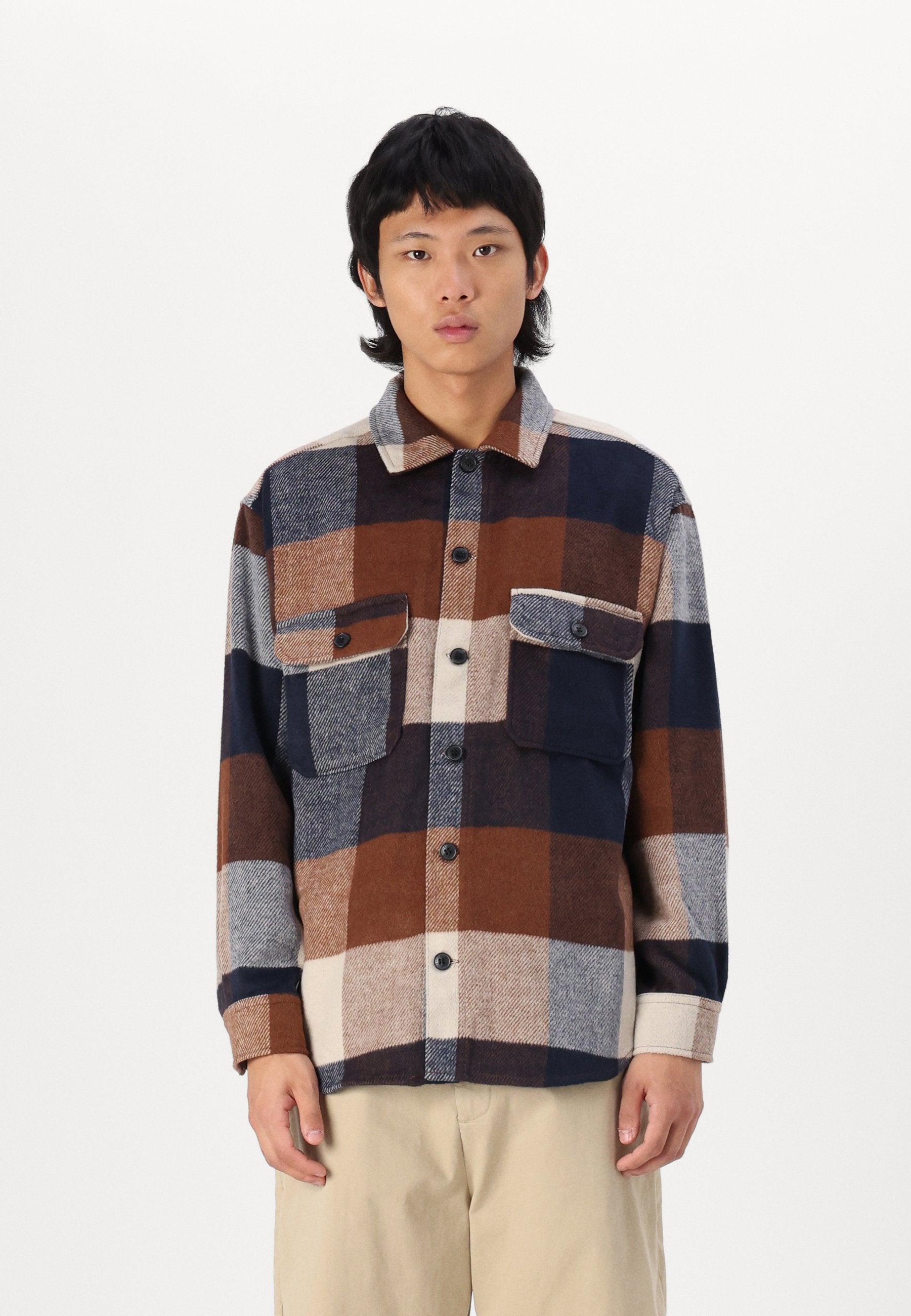 JJEBRADLEY OLLIE - Chemise - dunkelblau