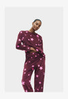 CUFFED HEM FLEECE SET - Pyjama - purple mix
