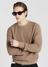 Pullover - tabacco melange