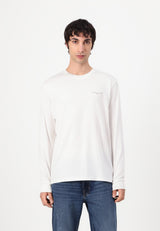 TJM SLIM CHEST LINEAR TEE - T-shirt à manches longues - ecru