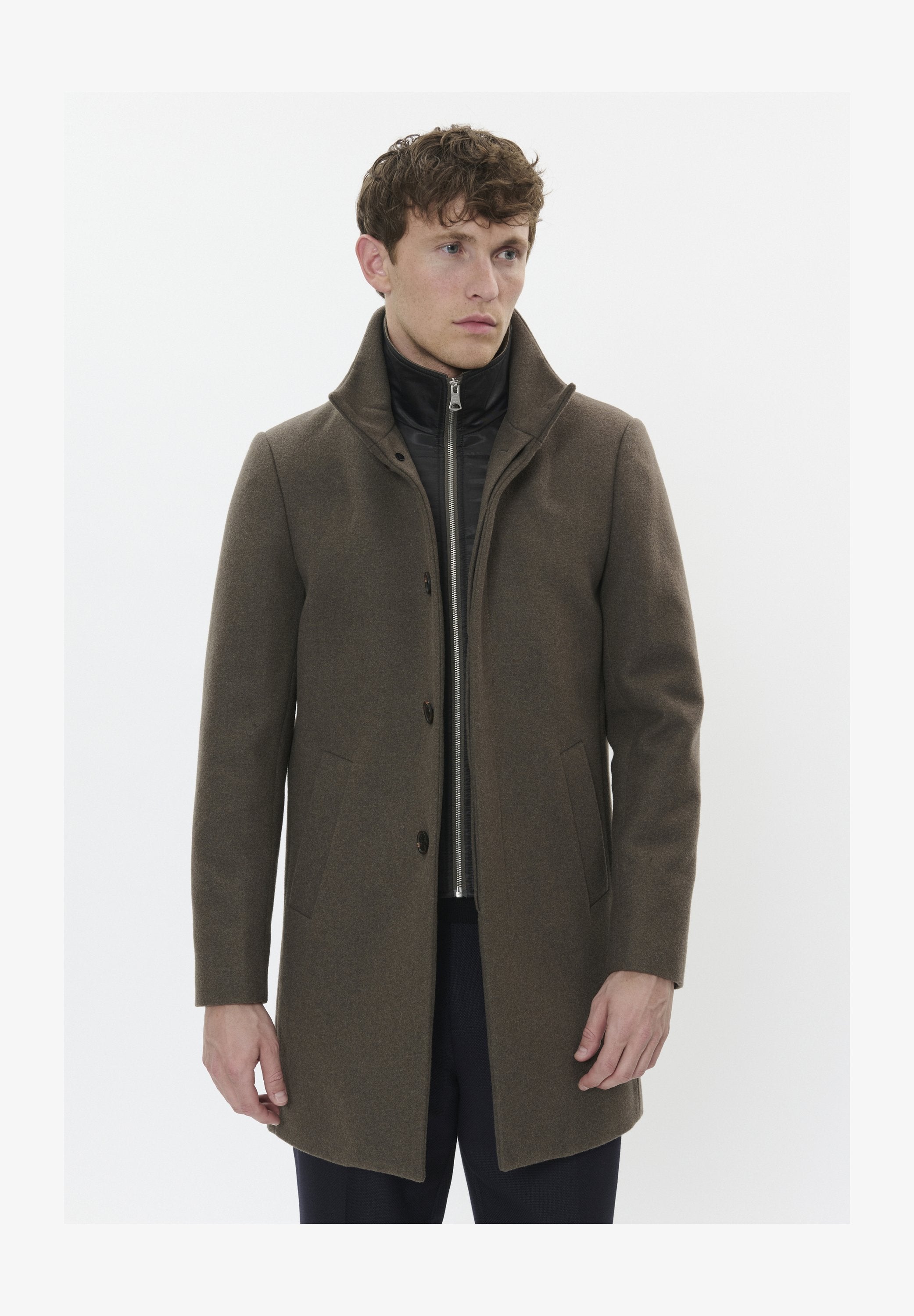 HARVEY - Manteau court - brindle
