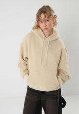 TEDDY HOODIE - Sweat polaire - off-white