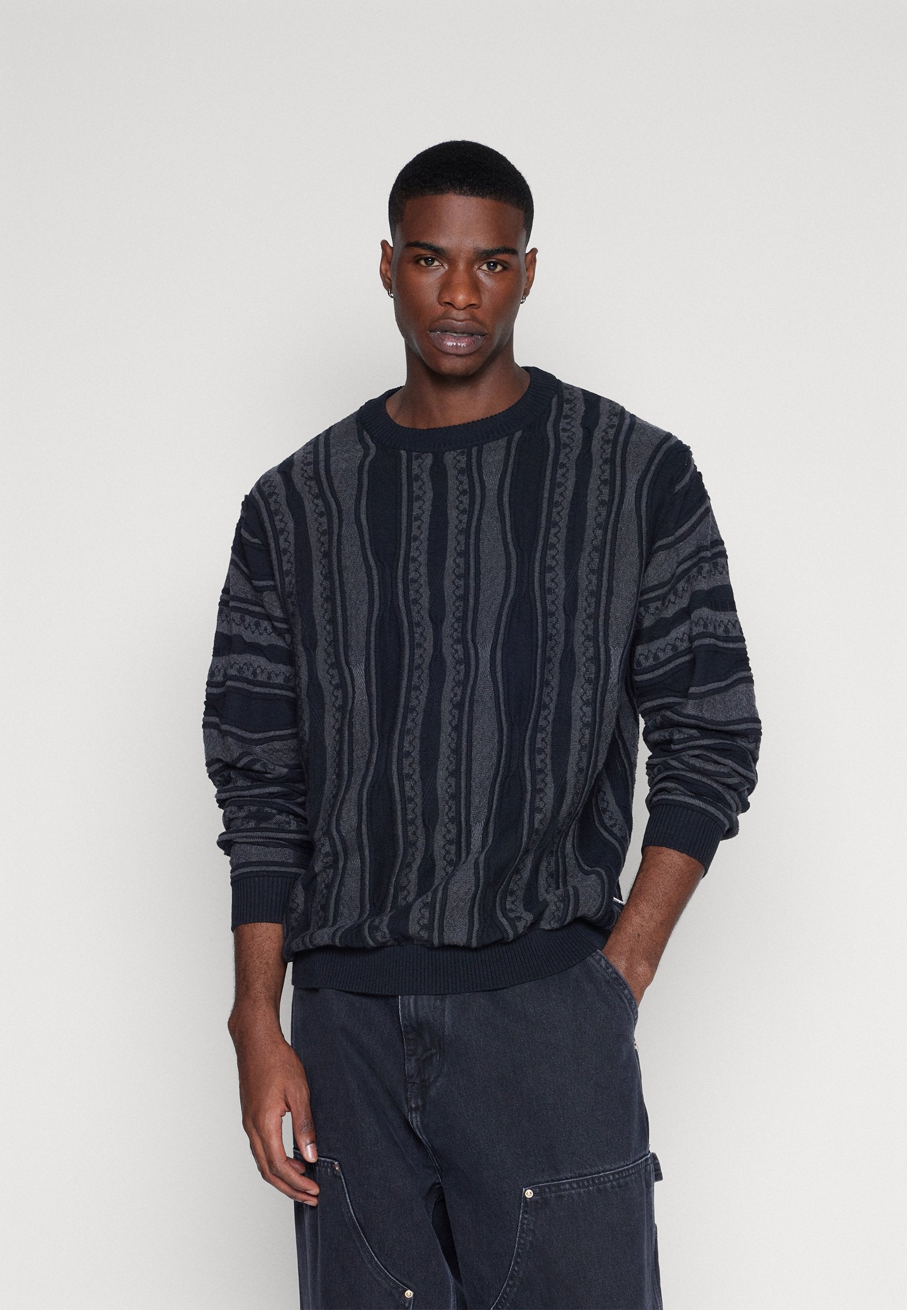 TETON REGULAR FIT - Pullover - black grey