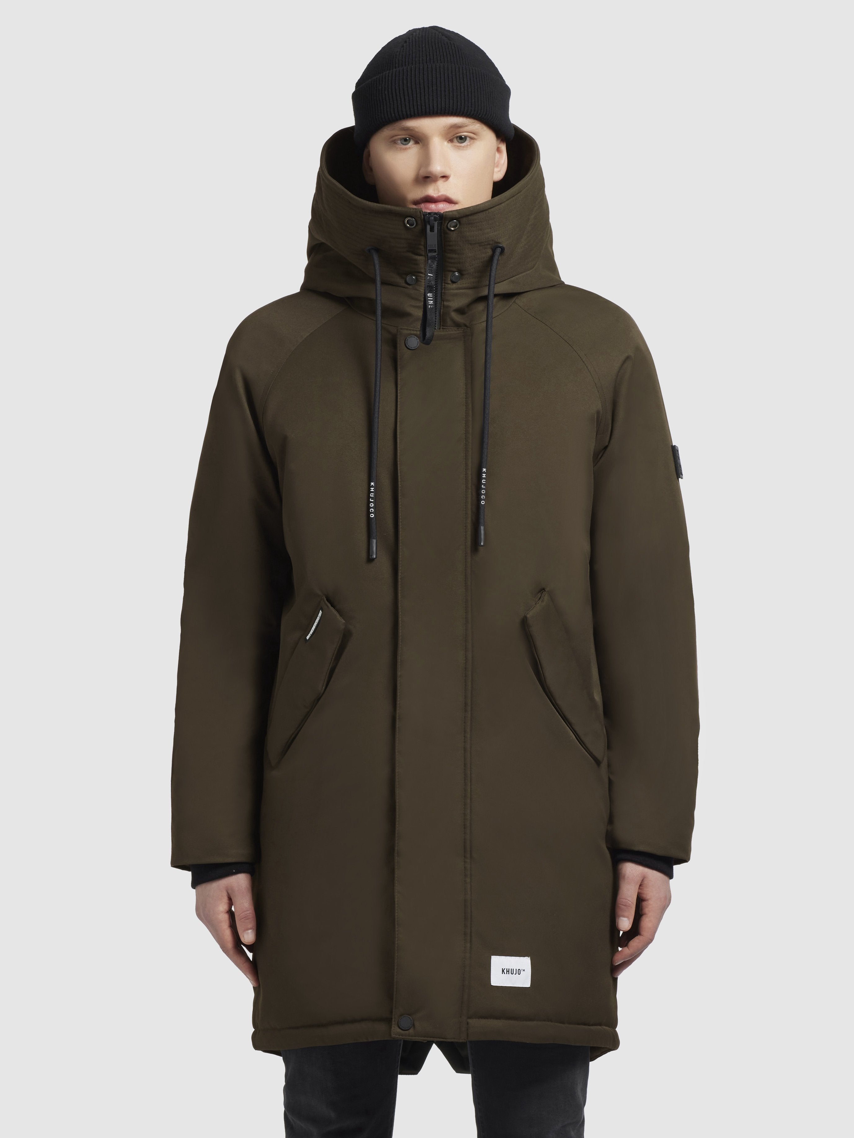 HANT - Parka - dunkeloliv