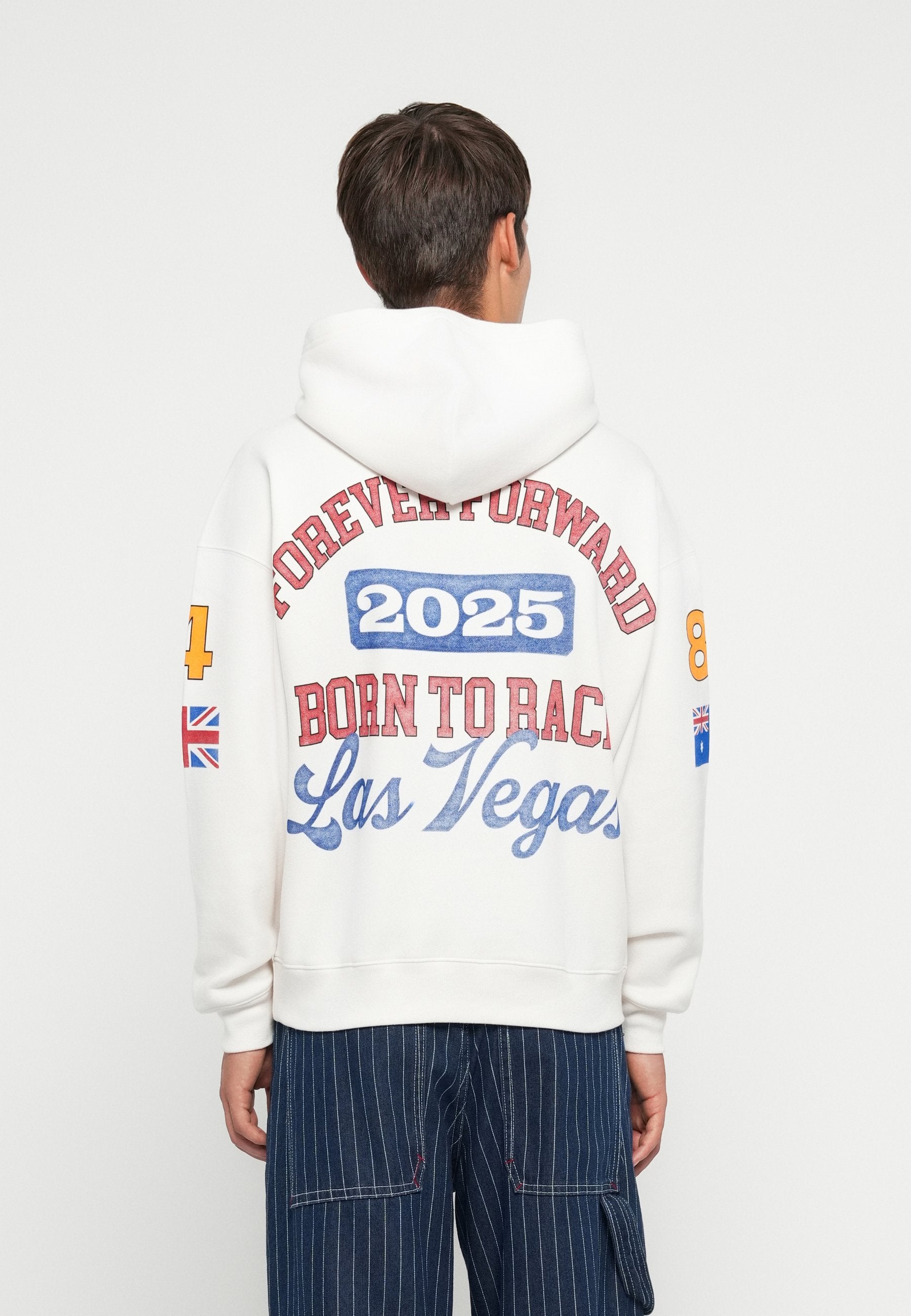 MCLAREN BOXY - Sweat à capuche - off-white