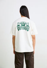 GORDONSVILLE TEE - T-shirt imprimé - egret