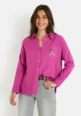EN GAZE DE - Chemisier - rose