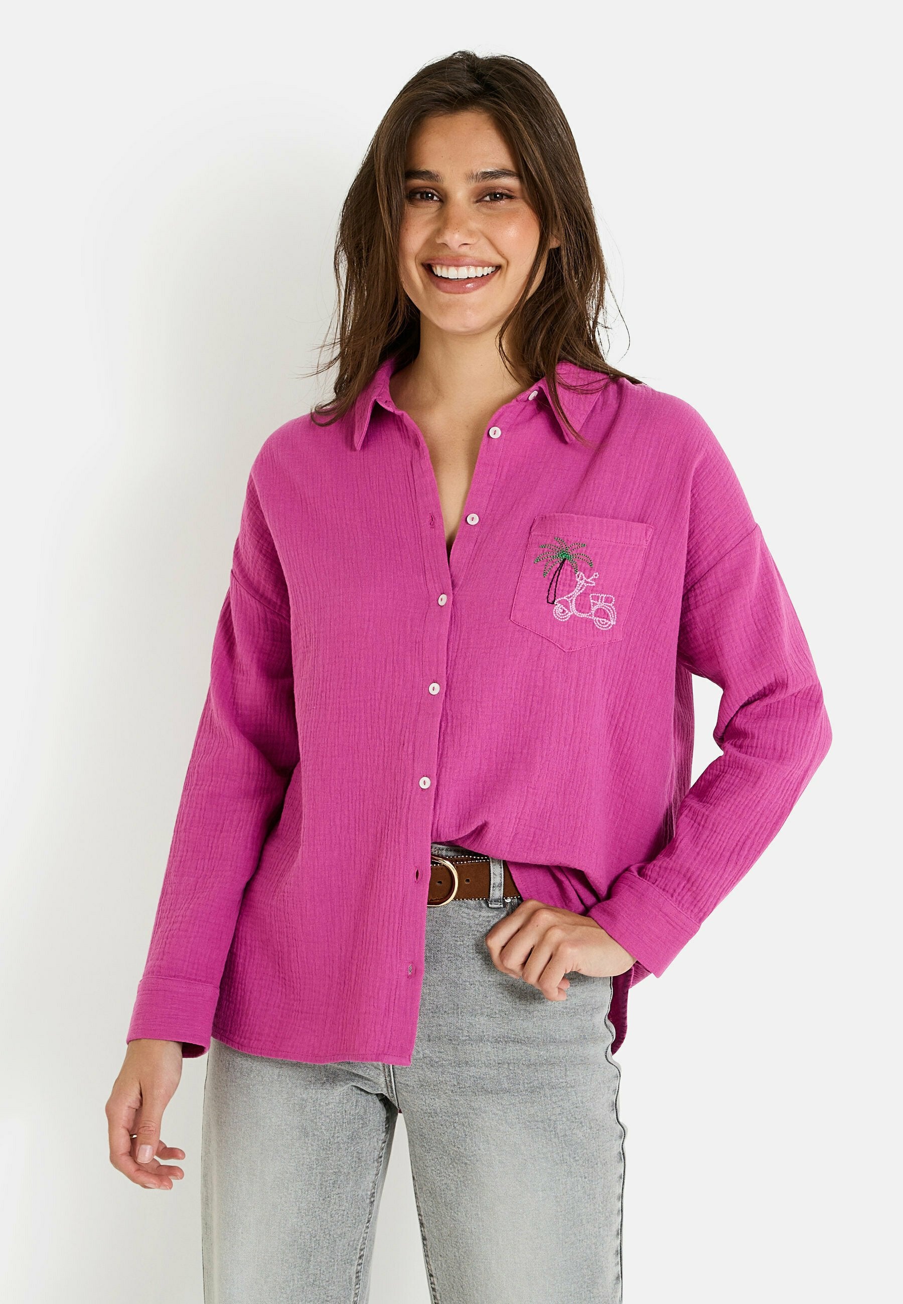 EN GAZE DE - Chemisier - rose