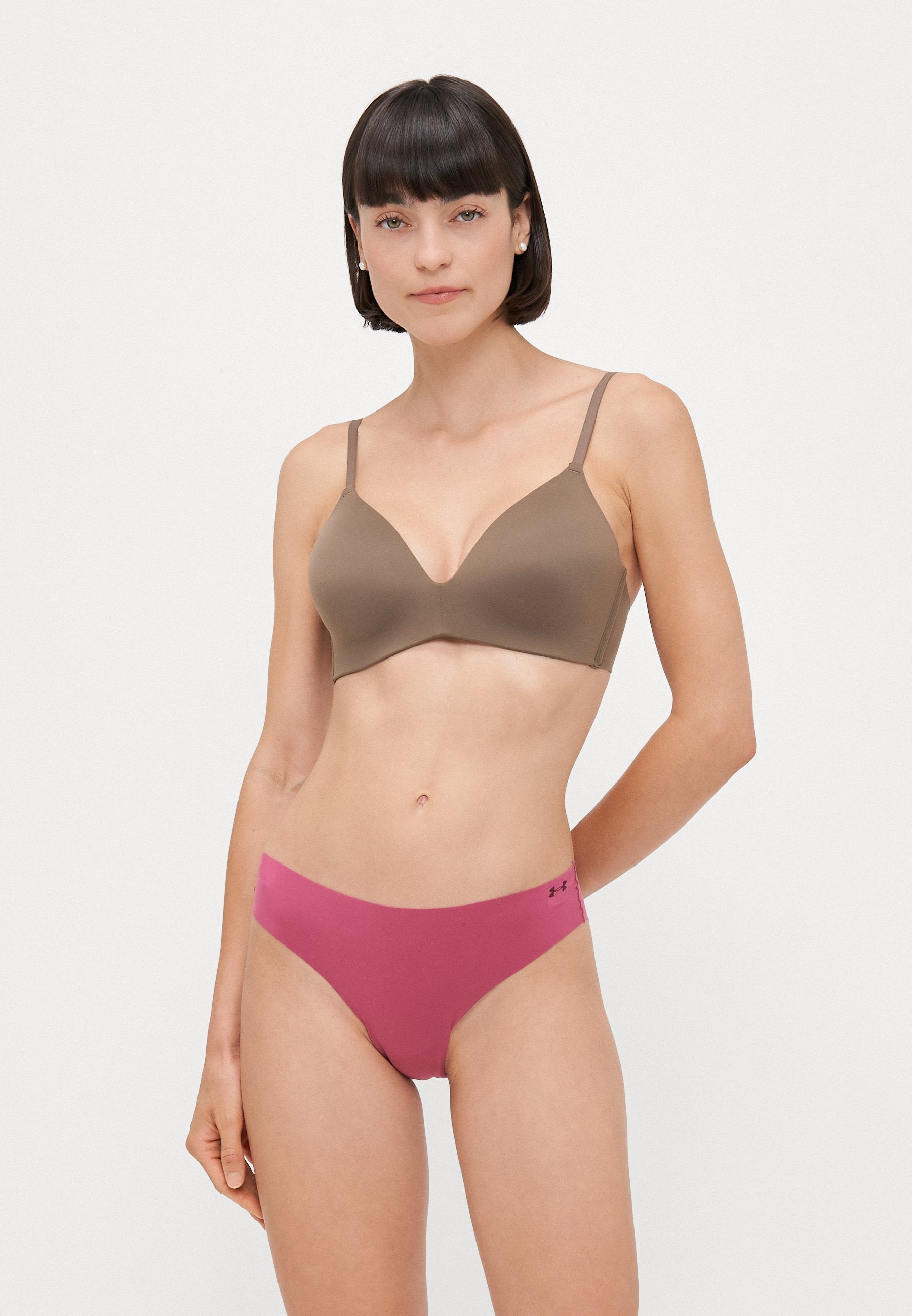 PURE NO SHOW SOLID 3 PACK - Slip - tourmaline pink/fuchsia dusk/dark maroon