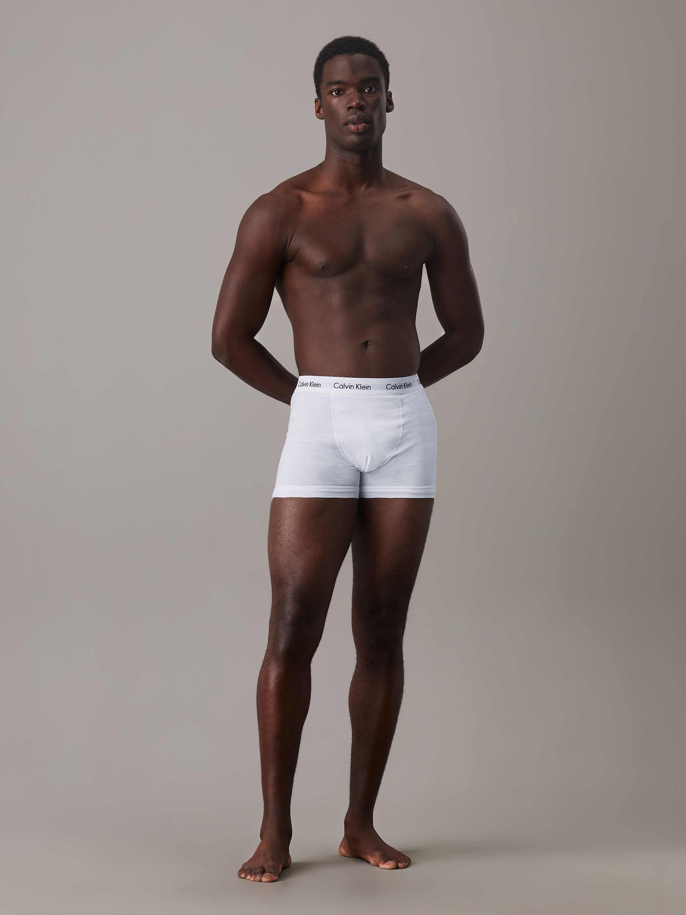 TRUNK 3 PACK COTTON STRETCH - Shorty - Panty - white