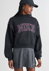 MOCK NECK - Sweatshirt - black