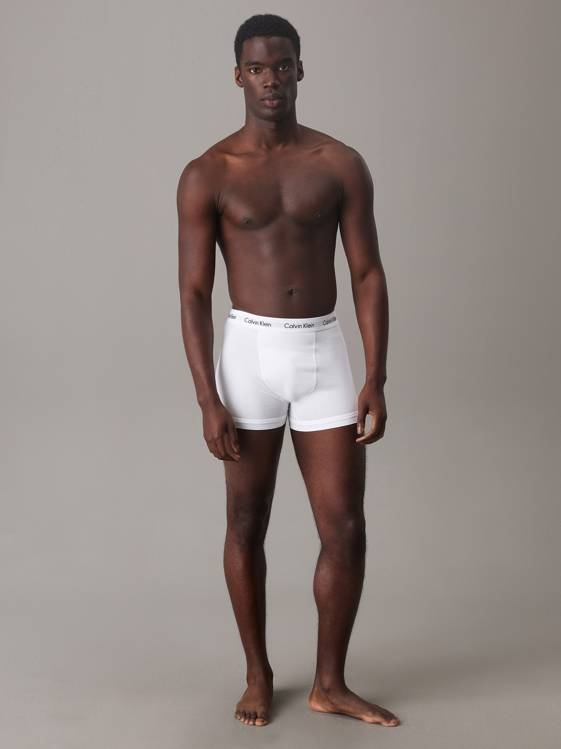 TRUNK 3 PACK COTTON STRETCH - Boxers - white/red/blue