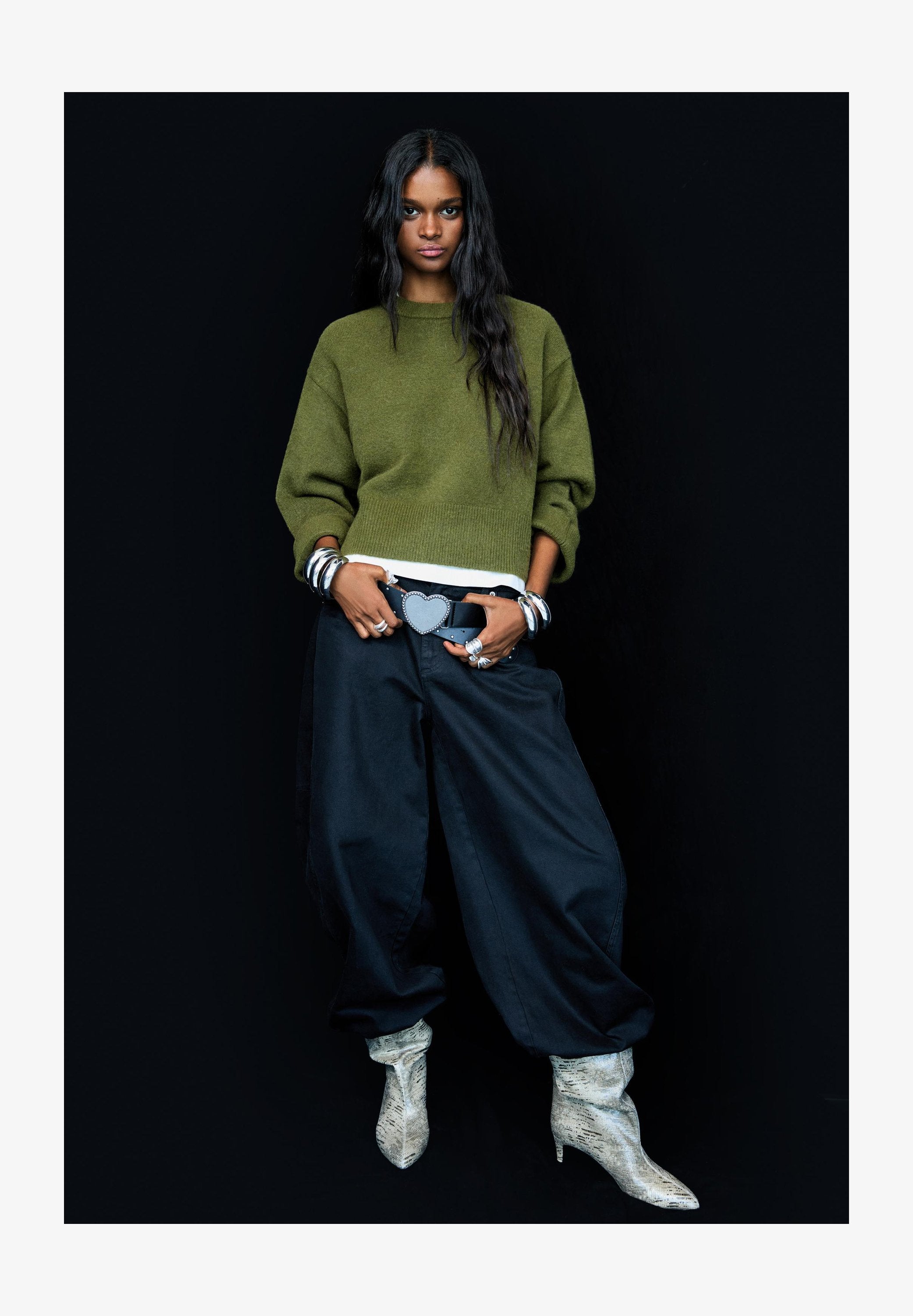 WITH HEM - Pullover - evergreen