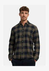 LANGARM - Chemise - army