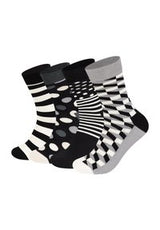 CLASSIC GIFT SET UNISEX 4 PACK - Chaussettes - black
