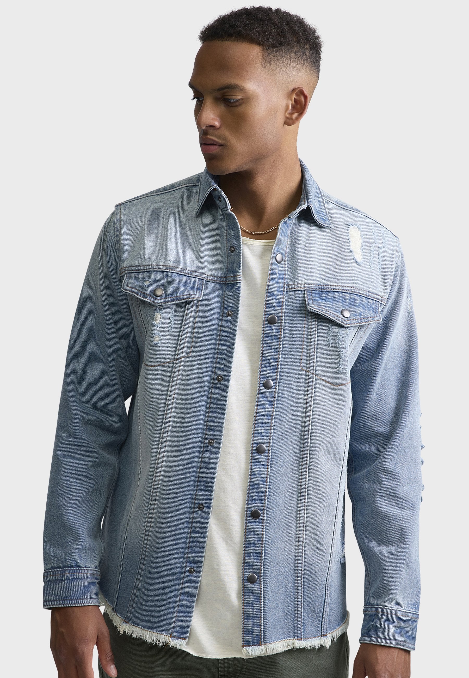 JACKSON - Chemise - light blue
