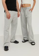 UNISEX - Pantalon de survêtement - mottled light grey