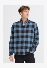 BHORMA CHECKED - Chemise - dress blues