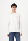 TJM SLIM CHEST LINEAR TEE - T-shirt à manches longues - ecru