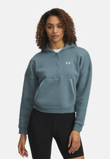 RIVAL FLEECE PIPED - Sweat à capuche - jasper blue