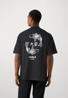 JJTUNE TEE CREW NECK - T-shirt imprimé - black