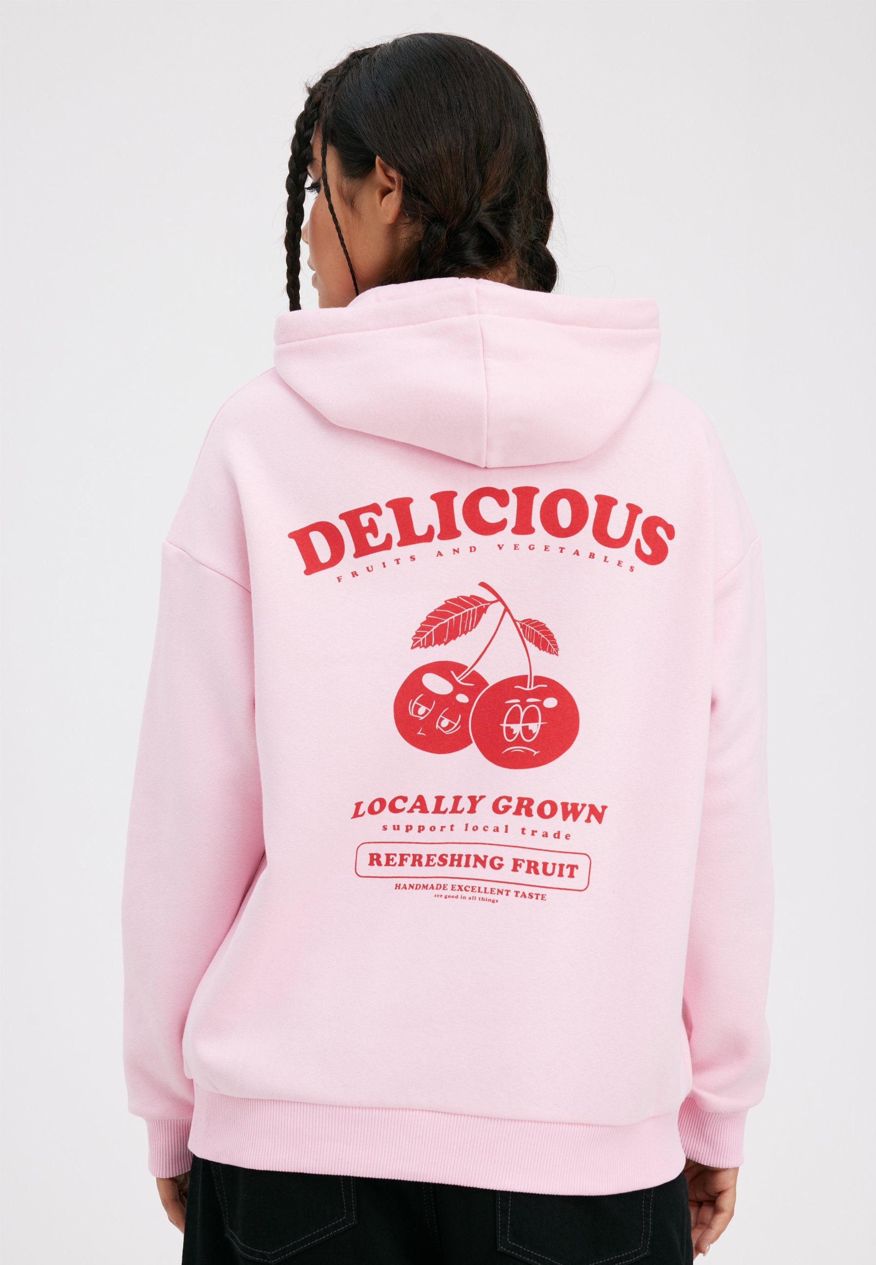 Sweat à capuche - pink