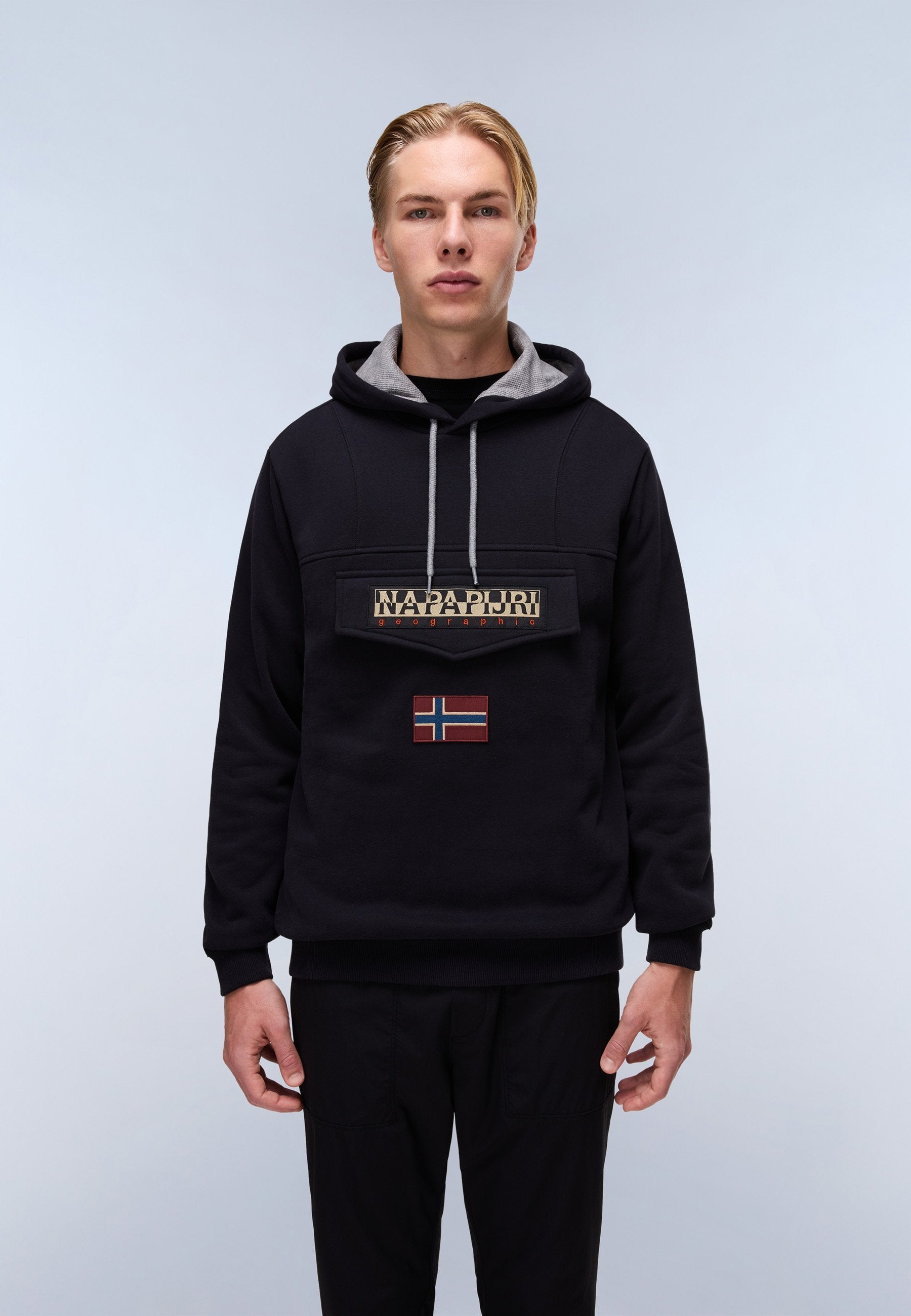 BURGEE WINT - Sweat à capuche - black beauty
