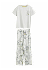REGULAR FIT - SHORT SLEEVE SET - Pyjama - grey bunny