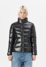 SLIM ZIP JACKET - Doudoune - black