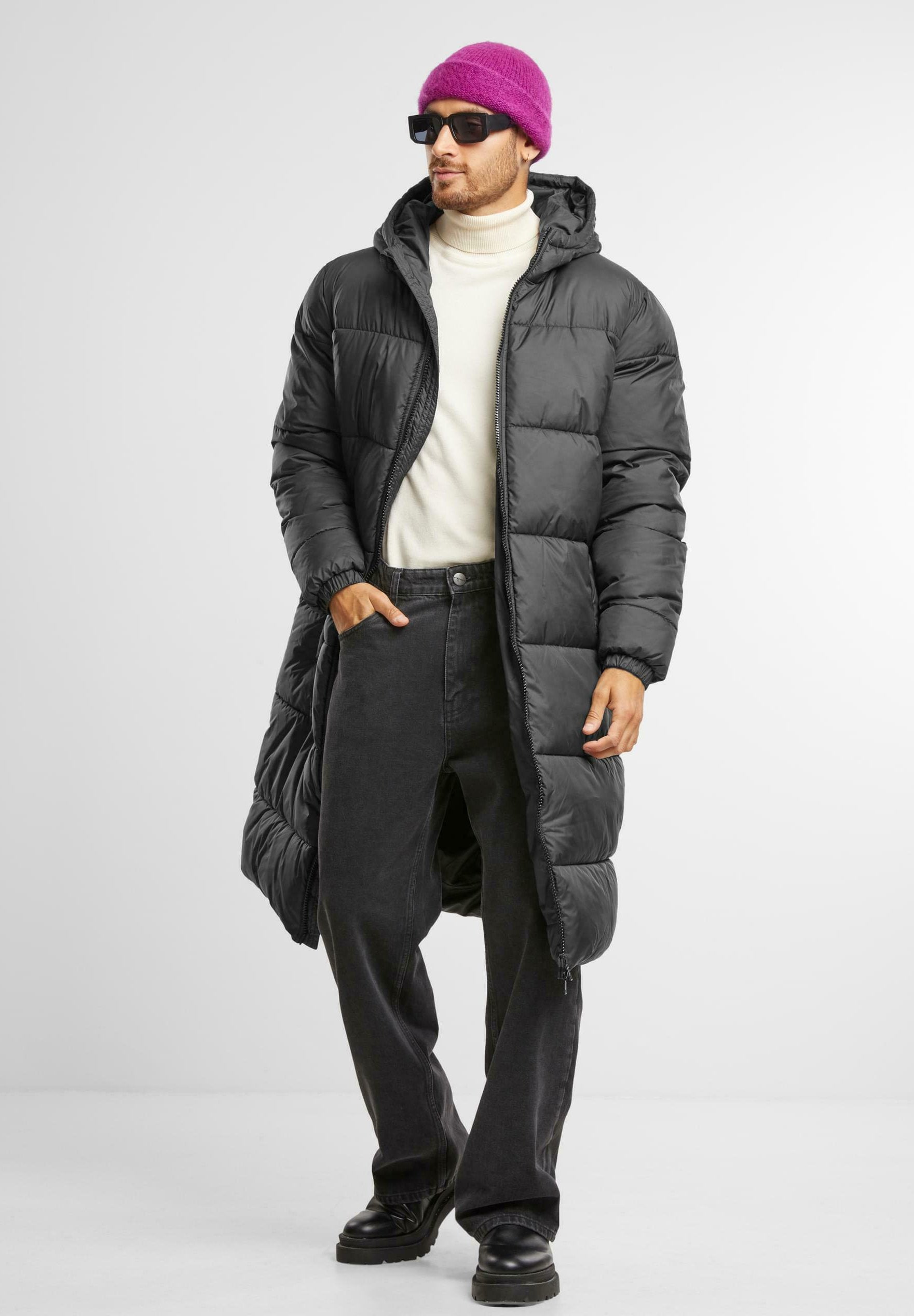 LONG PUFFER - Manteau d'hiver - black