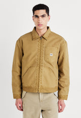 JACKET - Veste en jean - dark khaki