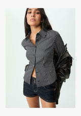 FITTED - Chemisier - mottled grey