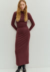 Robe longue - bordeaux