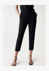 CROPPED SLIM - Pantalon classique - Black