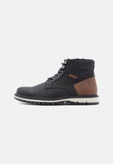 Bottines à lacets - black